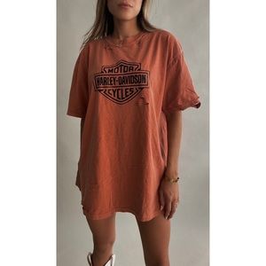 Maddox Closet Distressed Moto Tee